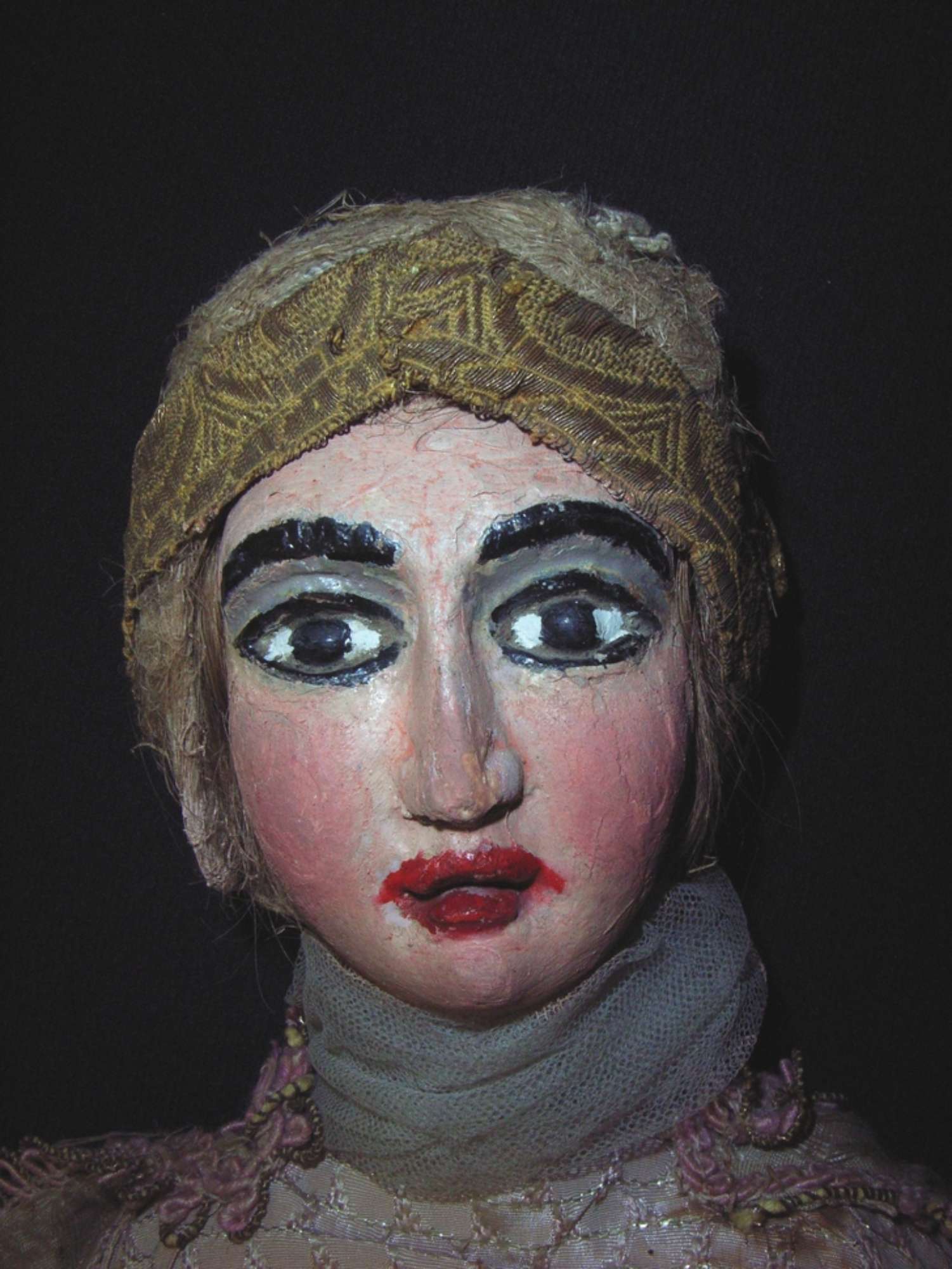 Particolare della testa dopo il restauro